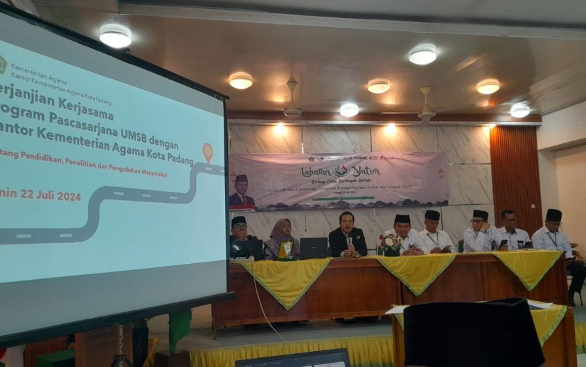 Workshop dan Penandatangan MoU dengan Kemenag Kota Padang